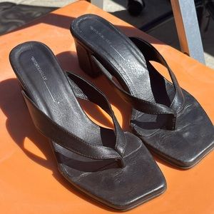 Intentionally Blank Black Tea Sandal